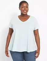 Classic V-Neck Fit & Flare Tee