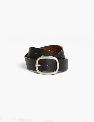 Reversible Rounded Buckle Belt
