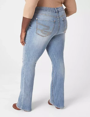 Seven7 Flare Jean With Back Pocket Embellishment