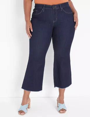 Signature Fit Crop Flare Jean