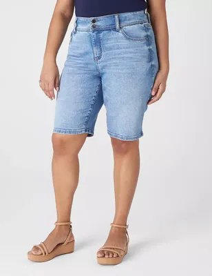Seven7 Weekender Jean Short With Painted Details