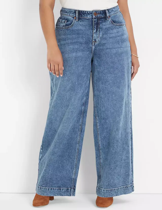 Signature Fit Wide Leg Jean