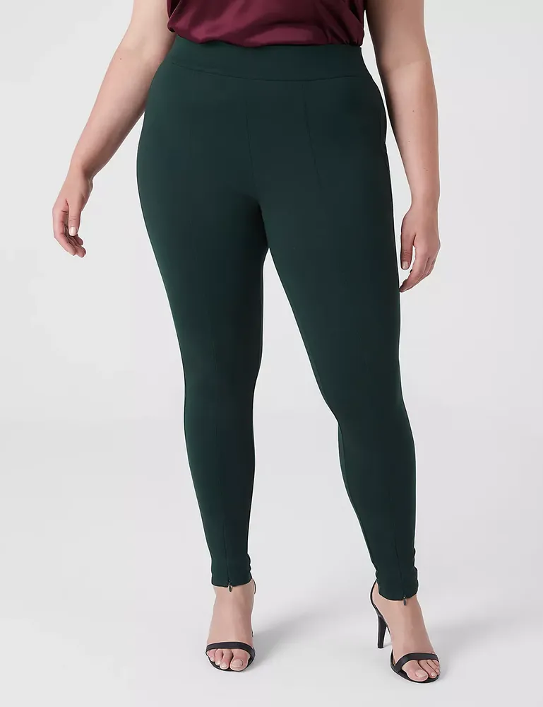 Neon Green Solid Plus Size Leggings – Latitude 18
