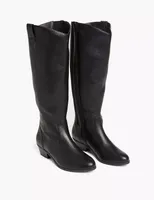Dream Cloud Faux-Leather Western Tall Boot