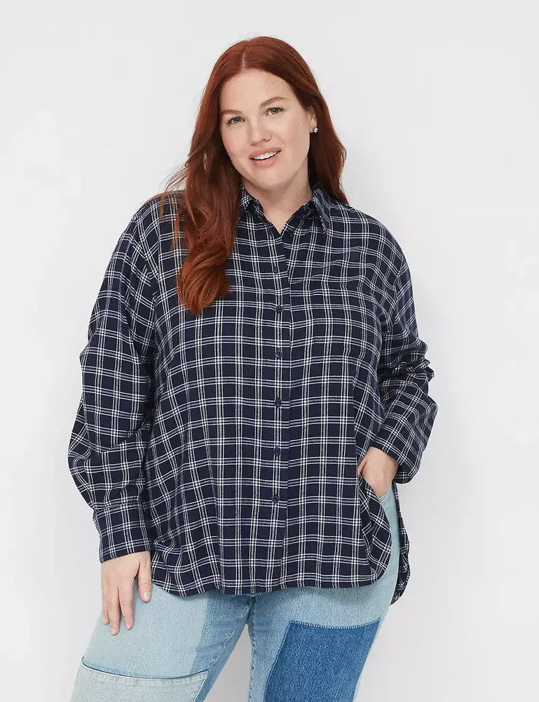 lane bryant flannel shirt