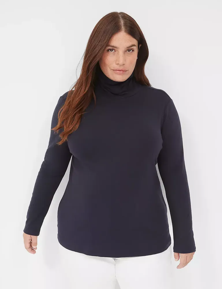 Outlet WHBM Notch-Neck Ruffle-Sleeve Tee