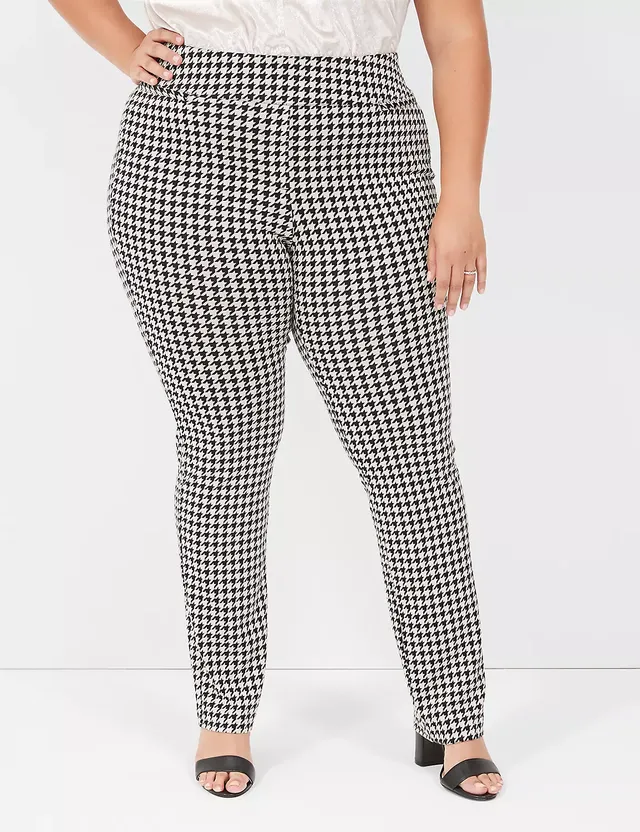 Style & Co Plus Size Houndstooth Pull-On Ponte Pants, Created for Macy's -  Macy's