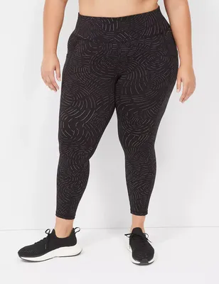 Lane Bryant Livi High-Rise Wicking 7/8 Legging / Animal Print