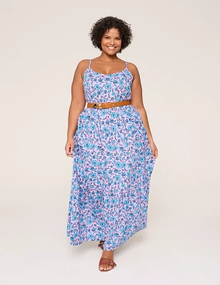 Sleeveless Tiered Maxi Dress