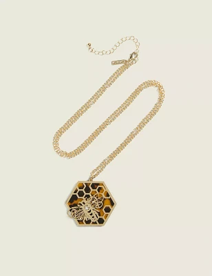 Bee Pendant Necklace