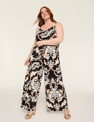 Drawstring-Waist Jersey Jumpsuit