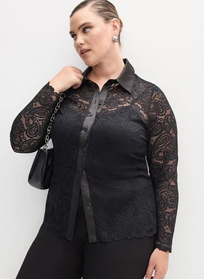 Melanie Lyne - Lace Shirt