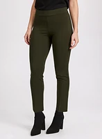 Sofia Pull-On Slim-Leg Pants