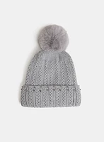 Pom-Pom Knit Tuque