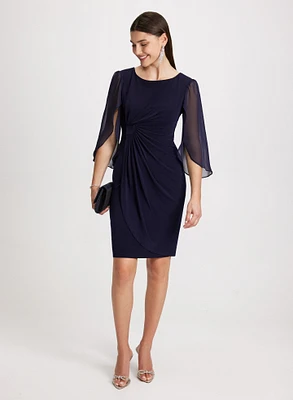 Tulip Sleeve Cocktail Dress