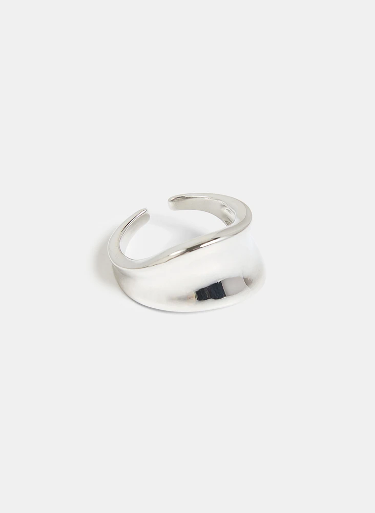 Sculptural Wave Ring