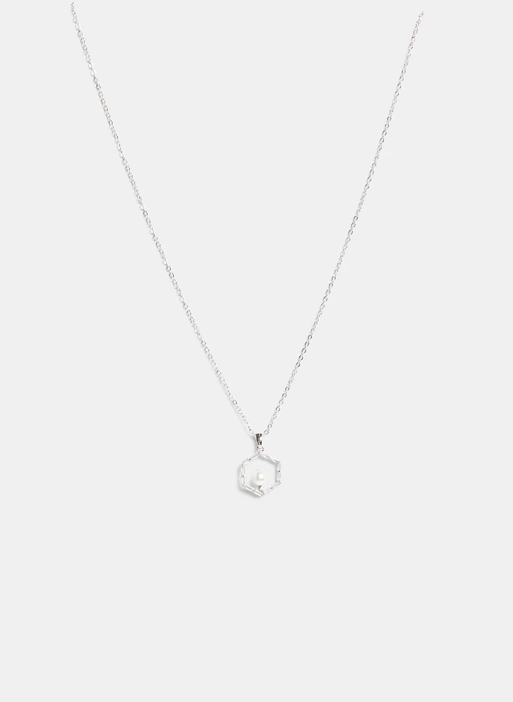 Cubic Zirconia Pendant Necklace