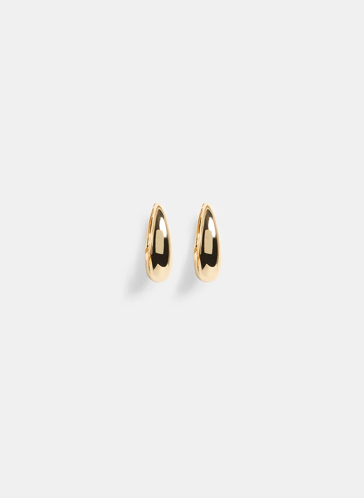 Oval Hoop Earrings