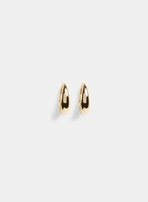 Oval Hoop Earrings