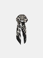 Chevron Print Rectangular Scarf