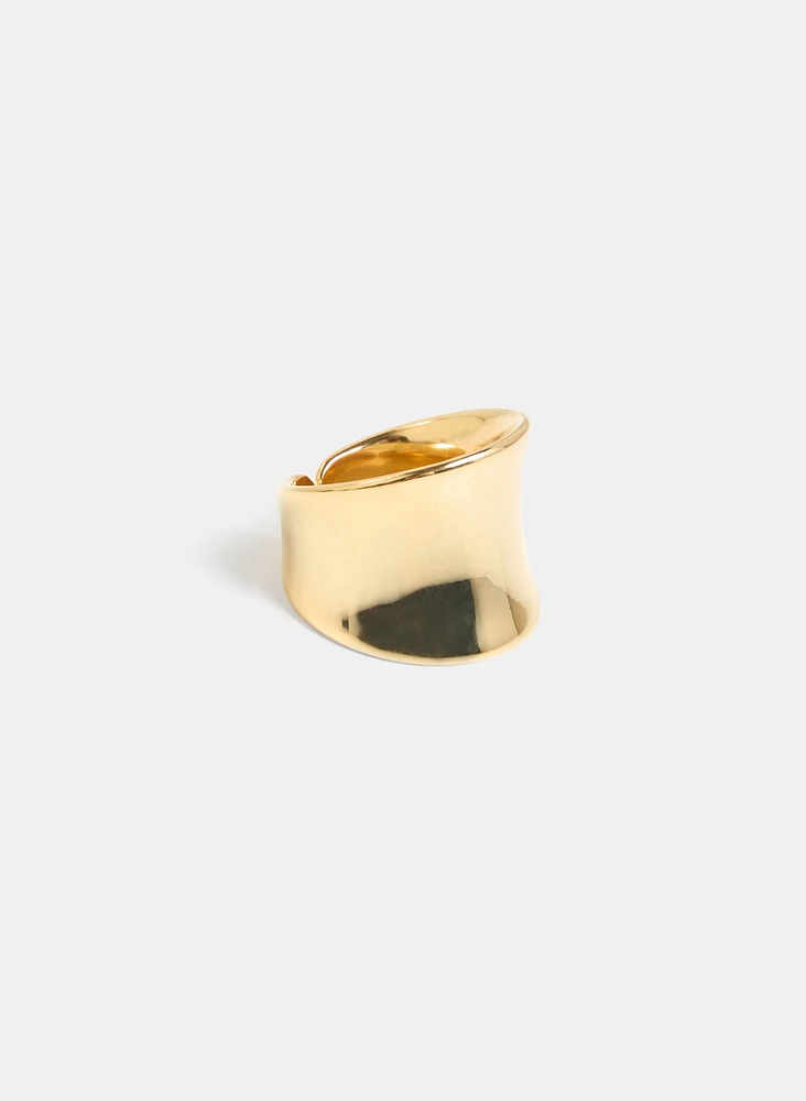 Sculptural Cuff Ring