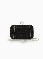 Pearl-Adorned Clutch