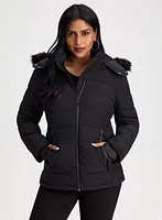 Stretch Recycled Vegan Down Coat