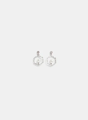 Cubic Zirconia Dangle Earrings