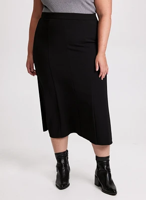 Panel Insert Midi Skirt