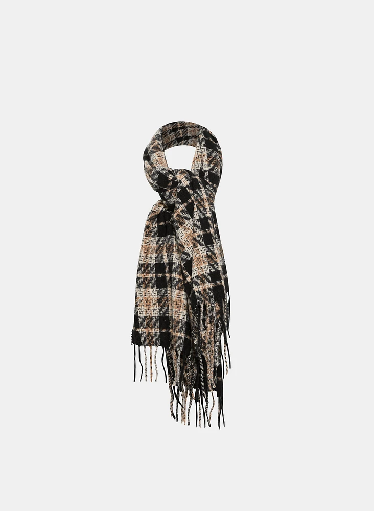 Plaid Print Scarf