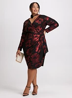 Jersey Poppy Print Dress