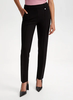 Pull-On Split Hem Pants