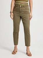 High Rise Slim Leg Jeans