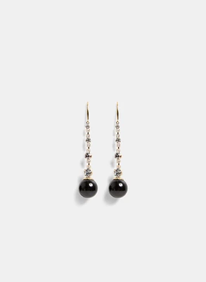 Ball Pendant Drop Earrings