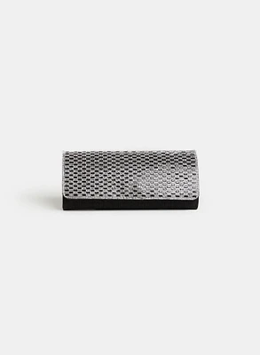 Crystal Detail Rectangular Clutch