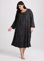 Polka Dot & Heart Nightgown