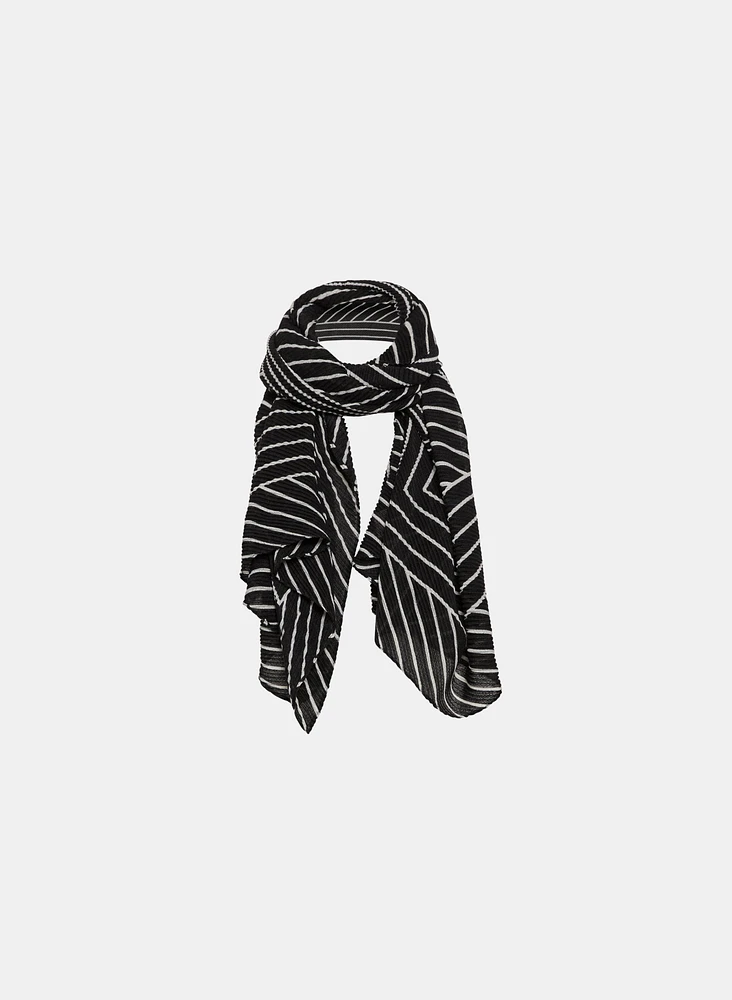 Stripe Print Scarf