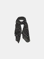 Stripe Print Scarf