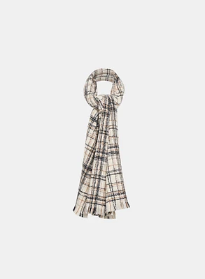 Plaid Print Scarf