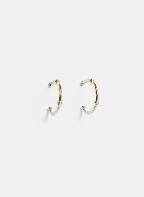 Twisted Hoop Earrings