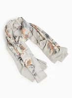 Floral Print Scarf