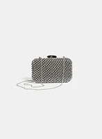 Nailhead Detail Evening Clutch