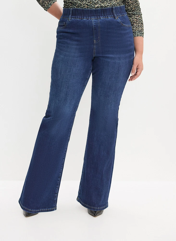 Melanie Lyne - Pull-On Flare Leg Jeans