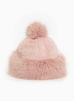 Removable Pompom Hat