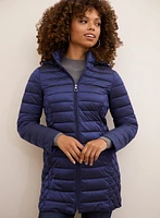 Packable Vegan Down Quilted Coat