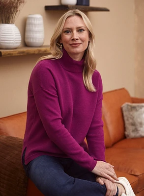 Funnel Neck Ottoman Sweater