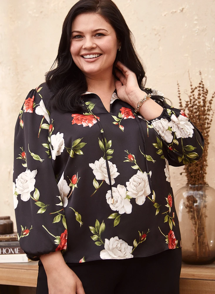 Floral Print Blouse