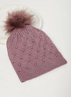 Pompom Detail Hat