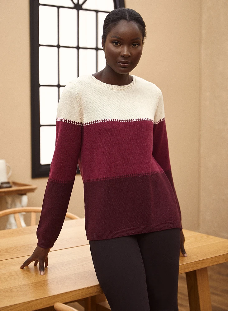 Colour Block Sweater