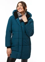 Vegan Down Quilted Coat